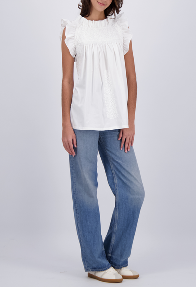 Olivia Blouse Blouse Olivia White Blouse Olivia White Blouse | Mi Golondrina