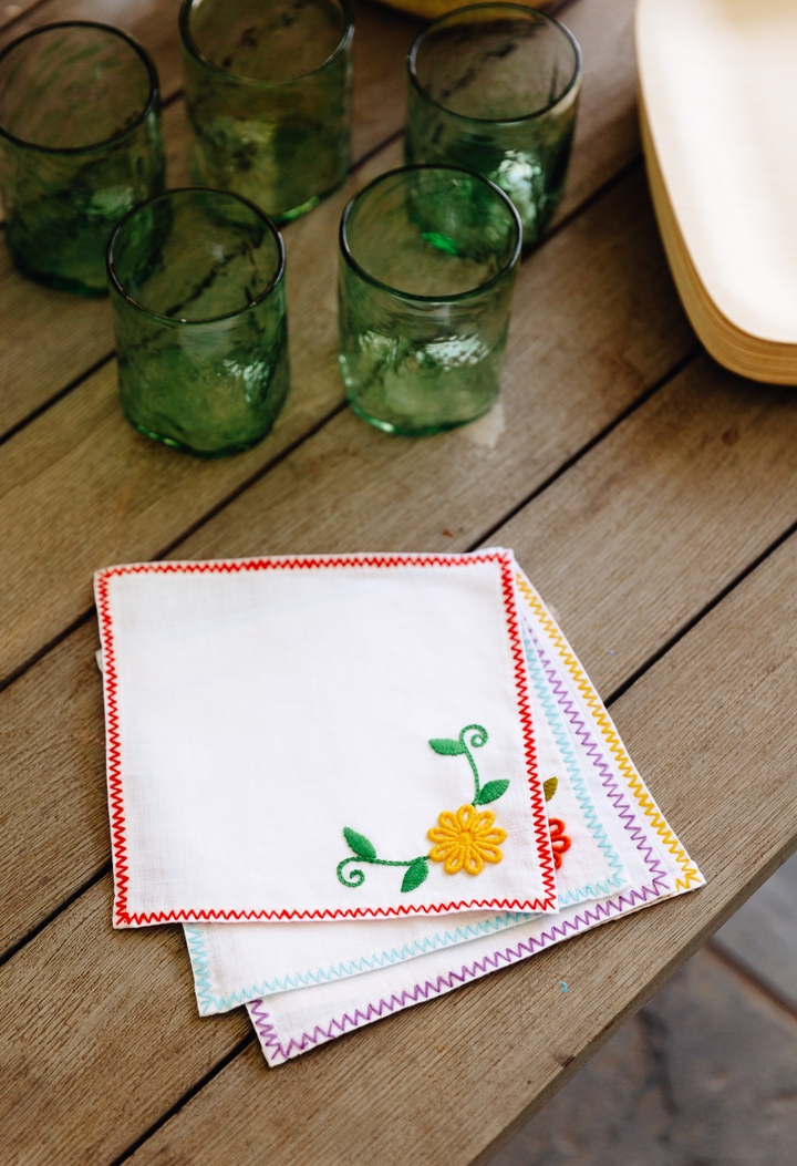 Cocteles Blancas con Flores