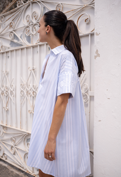 Emilia Rayaz Azules Short Dress