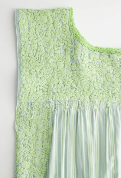 Flores Midi Dress Dress Flores Teal Stripe Midi Dress Flores Teal Stripe Midi Dress