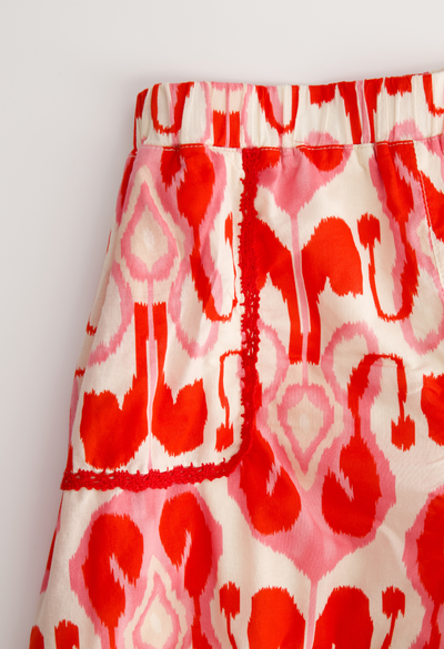 Paola Shorts Shorts Paola Red Fiesta Print Short Paola Red Fiesta Print Short