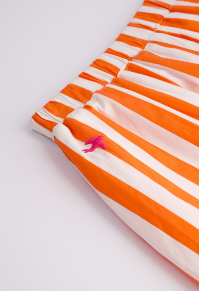 Paola Shorts Shorts Paola Orange Wide Stripe Shorts Paola Orange Wide Stripe Shorts