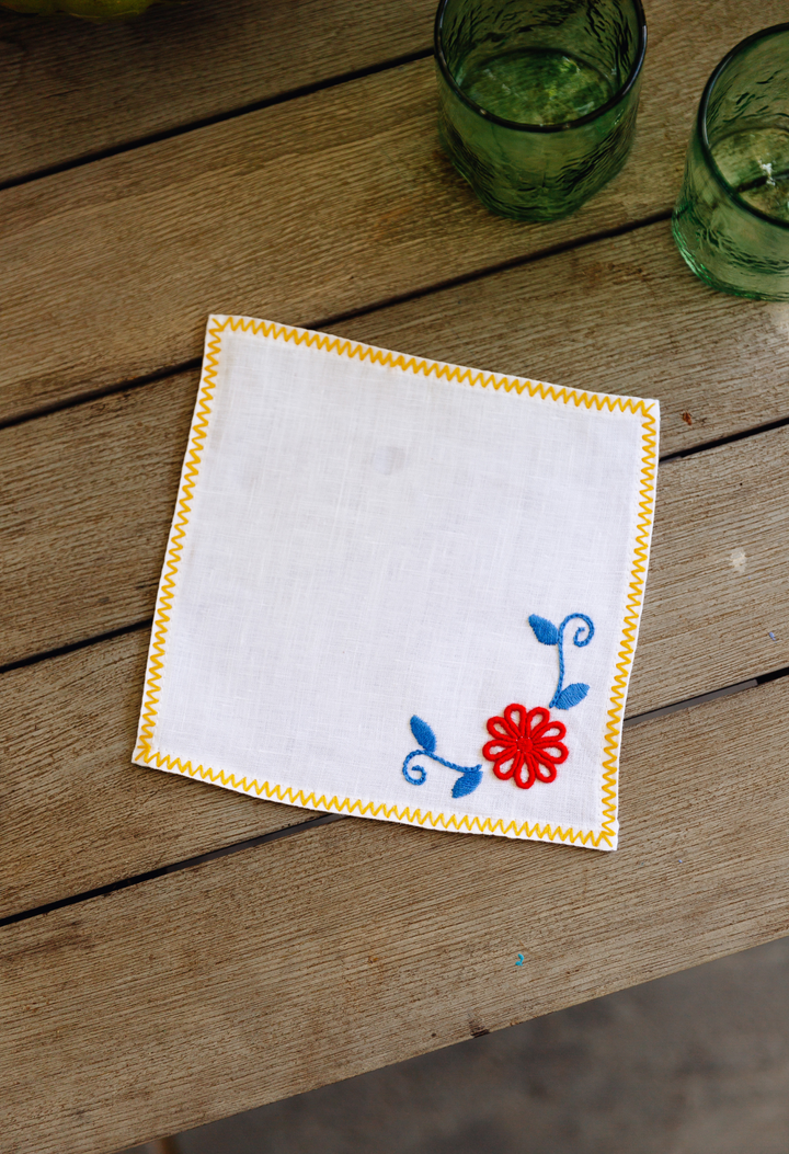 Cocteles Blancas con Flores