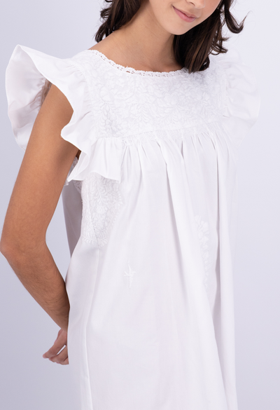 Soledad Short Dress Dress Soledad White Short Dress Soledad White Short Dress | Mi Golondrina