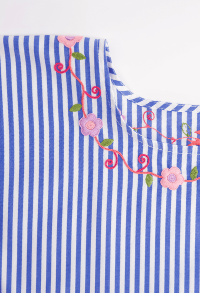 Montse Blouse Blouse Montse Blue Stripe Blouse Montse Blue Stripe Blouse | Mi Golondrina