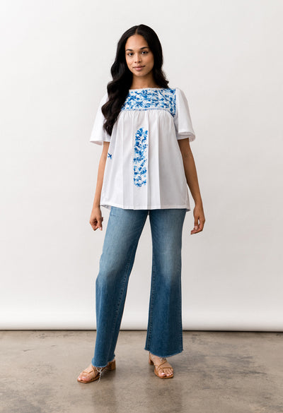 Julieta Blouse Blouse Julieta Cielo Mexicano Julieta Cielo Mexicano