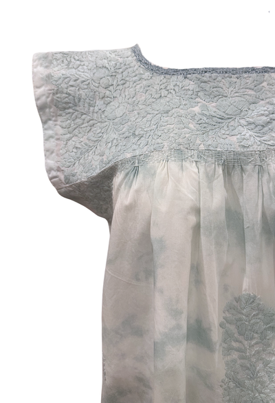 Flores Blouse Blouse Flores Blue Tie Dye Blouse Flores Blue Tie Dye Blouse
