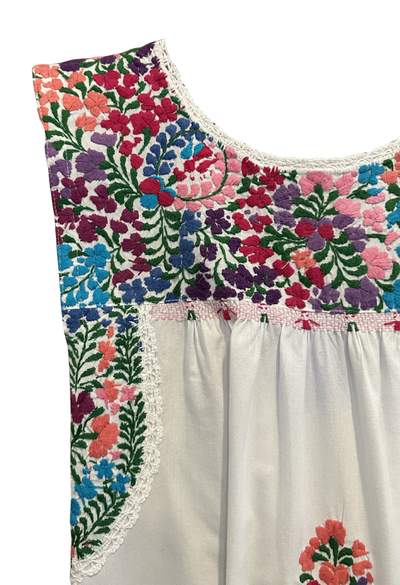 Flores Short Dress Dress Flores White and Feliz Short Dress Flores White and Feliz Short Dress