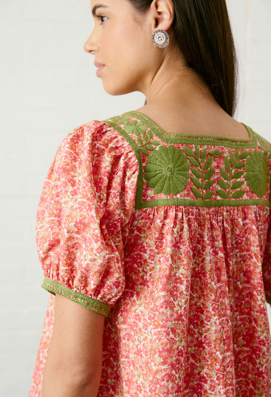 Maria Botones Rosa y Verde