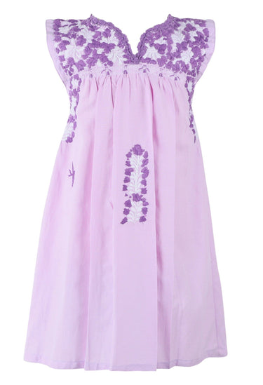 Florecita Dress Childrens Florecita Lila Purpura y Nieve Chica