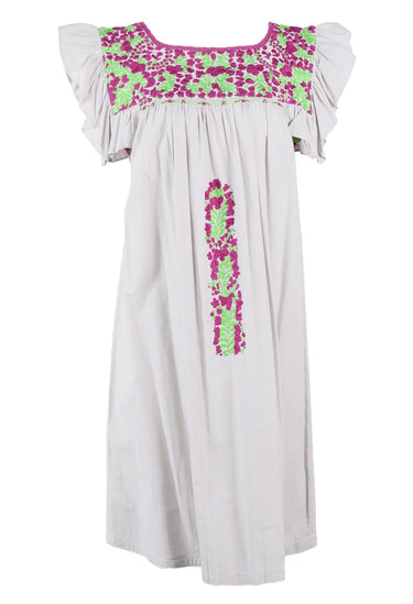 Soledad Short Dress Dress Medium Soledad Nublado Ciruela y Lima