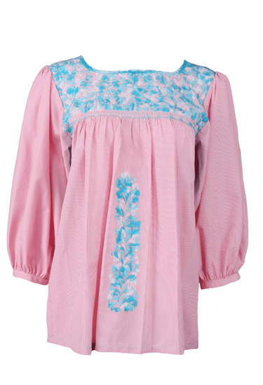 Catalina Blouse Blouse Catalina Paseo Turquesa Brillante