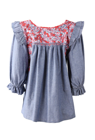 Fernanda Blouse Blouse Fernanda Nube Rojo Brillante