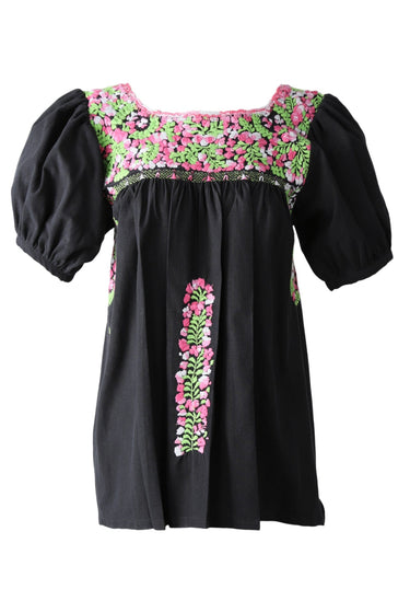 Carolina Blouse Blouse Carolina Noche Rosa Brillante y Lima