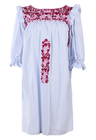 Fernanda Short Dress Dress Fernanda Cinta Ciruela y Lavanda