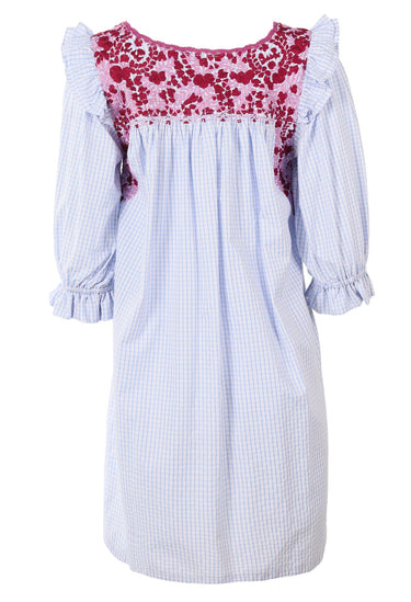 Fernanda Short Dress Dress Fernanda Cinta Ciruela y Lavanda