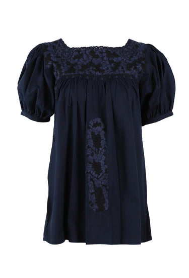 Carolina Blouse Blouse Carolina Noche Marino y Negro