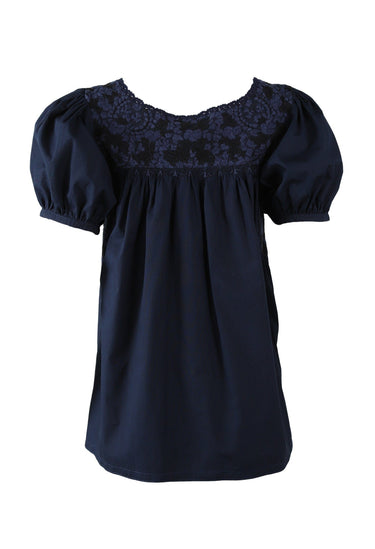 Carolina Blouse Blouse Carolina Noche Marino y Negro