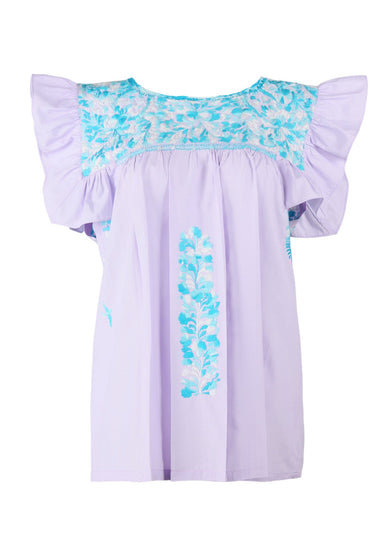 Soledad Blouse Blouse Soledad Prendo Turquesa Brillante