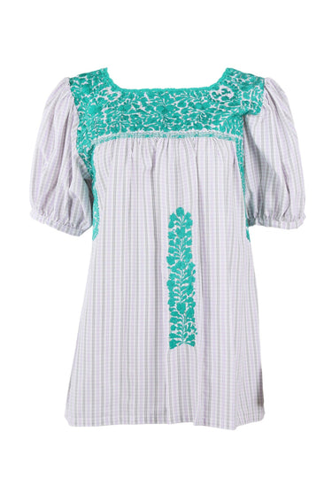 Carolina Blouse Blouse Carolina Verano Turqesa
