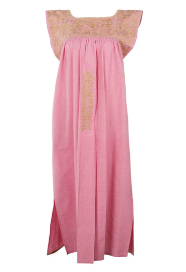 Flores Midi Dress Dress Mujer Beige