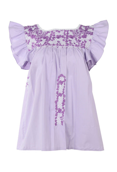 Soledad Blouse Blouse Soledad Prendo Purpura y Nieve