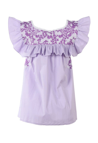 Soledad Blouse Blouse Soledad Prendo Purpura y Nieve