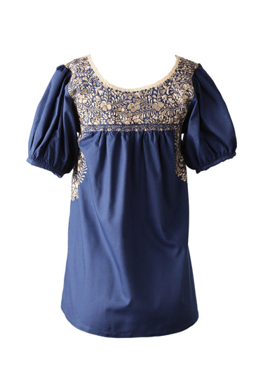 Carolina Blouse Blouse Carolina Lago Oro Seda Uno