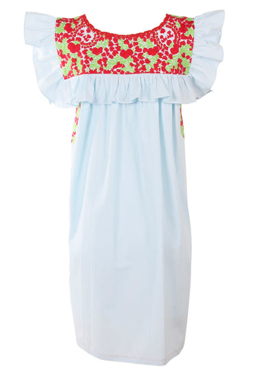 Soledad Short Dress Dress Medium Soledad Miel Tomate y Lima