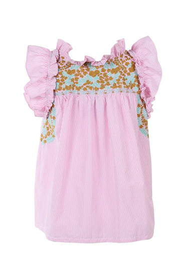 Olivia Blouse Blouse Olivia Pastel Mostaza y Menta