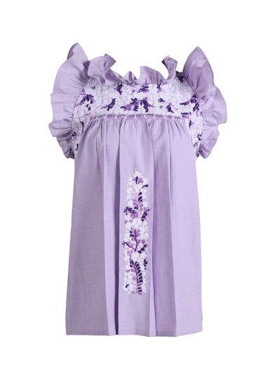 Olivia Blouse Blouse Olivia Lavanda Nieve y Purpura Brillante