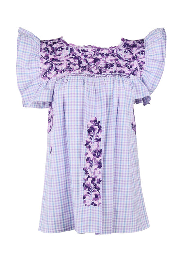 Soledad Blouse Blouse Soledad Cielo Violeta Brillante