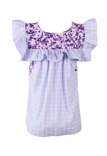 Soledad Blouse Blouse Soledad Cielo Violeta Brillante