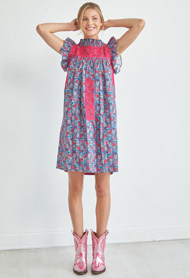 Olivia Azulado Rosa Floral