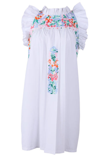 Olivia Classic Short Dress Dress Olivia Blanco Pastel Arroyo