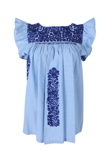 Soledad Blouse Blouse Soledad Aves Marino