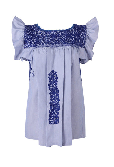 Soledad Blouse Blouse Soledad Eco Marino