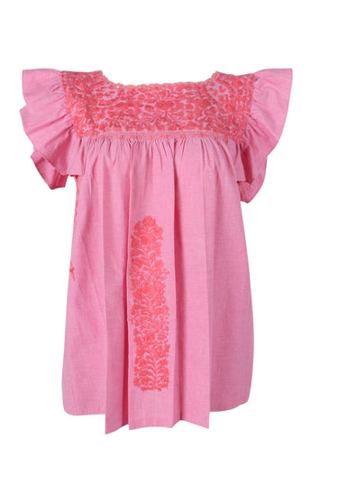 Soledad Blouse Blouse Soledad Mujer Coral
