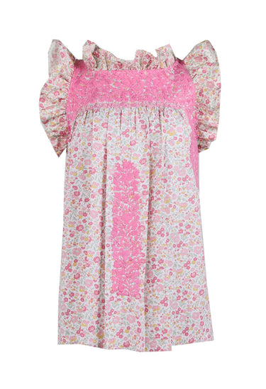 Olivia Blouse Blouse Olivia Jardin de Flores Rosa