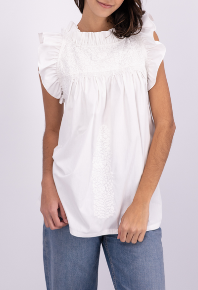 Olivia Blouse Blouse Olivia White Blouse Olivia White Blouse | Mi Golondrina