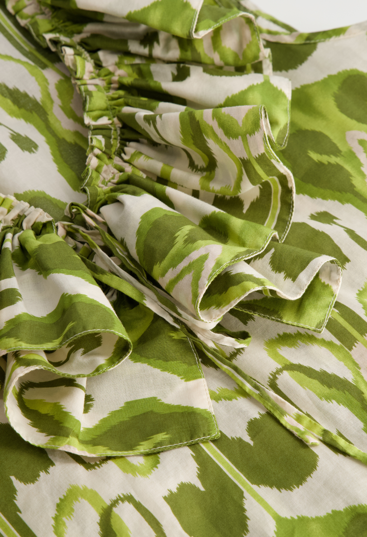 Regina Blouse Blouse Regina Green Fiesta Print Sleeveless Blouse Regina Green Fiesta Print Sleeveless Blouse