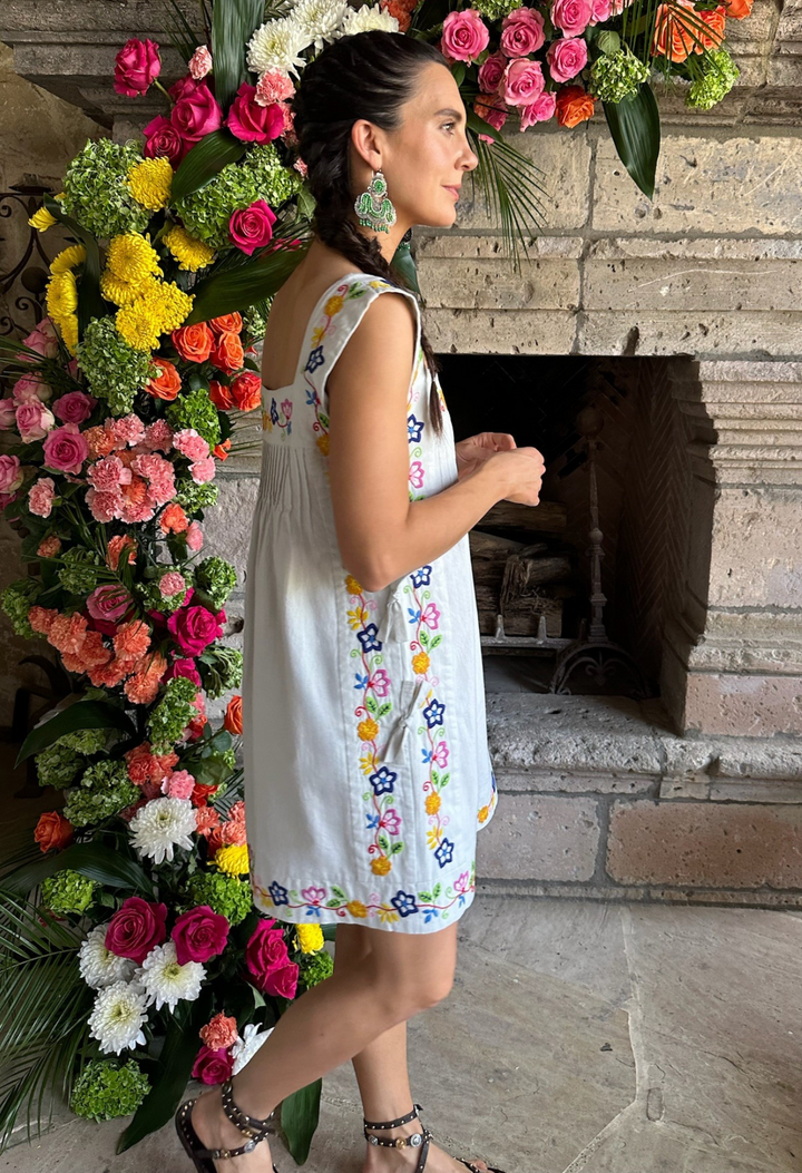 Mia Marfil Multicolor Short Dress