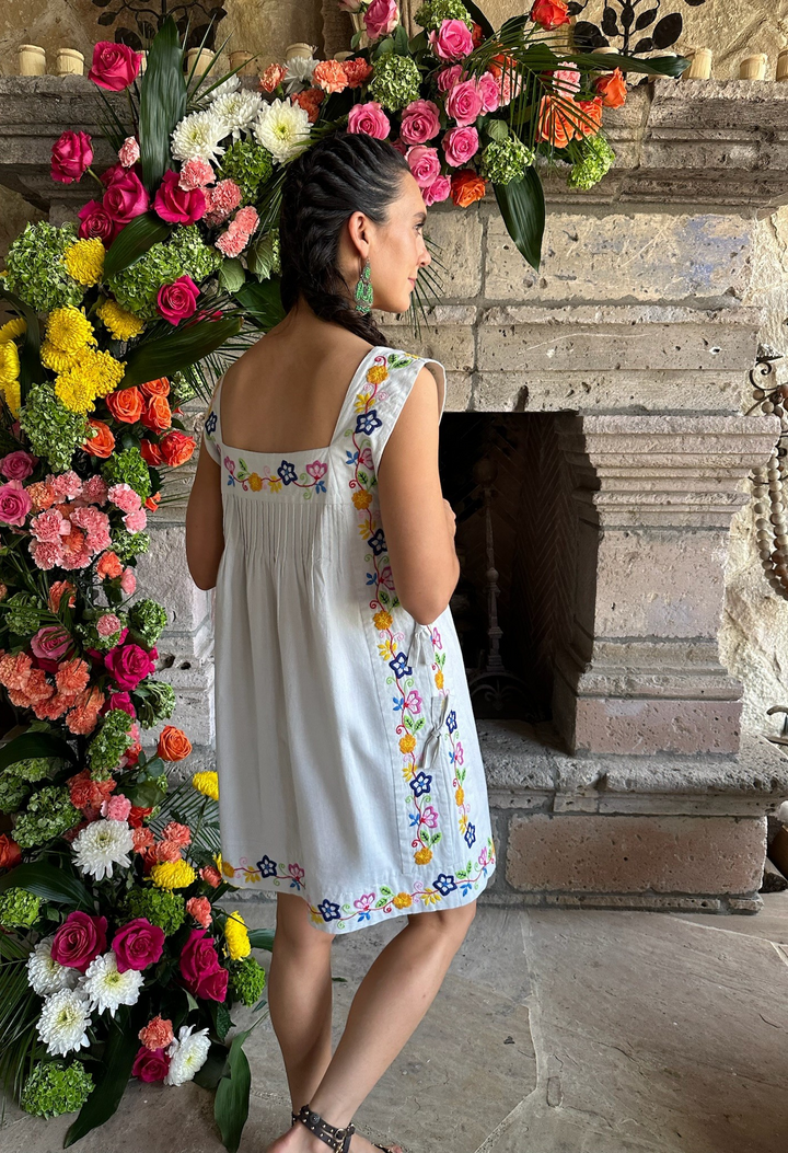 Mia Marfil Multicolor Short Dress