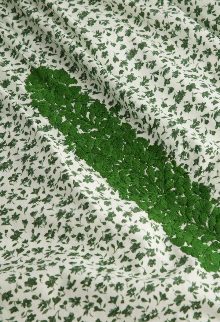 Soledad Blouse Blouse Soledad Green Floral Blouse Soledad Green Floral Blouse | Mi Golondrina
