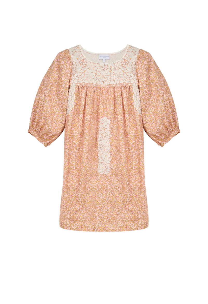 Catalina Rosa Floral Short Dress
