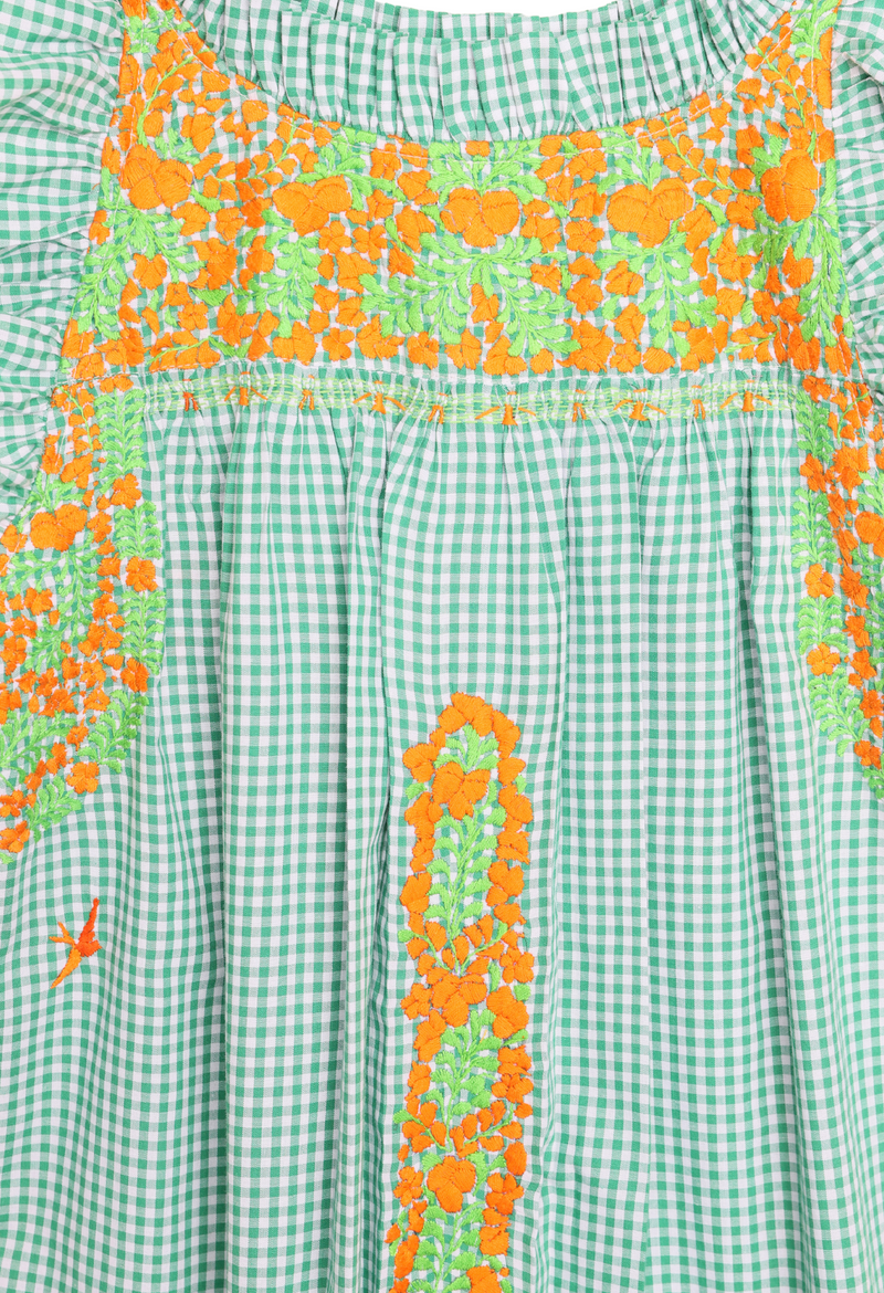 Olivia Gingham Verde