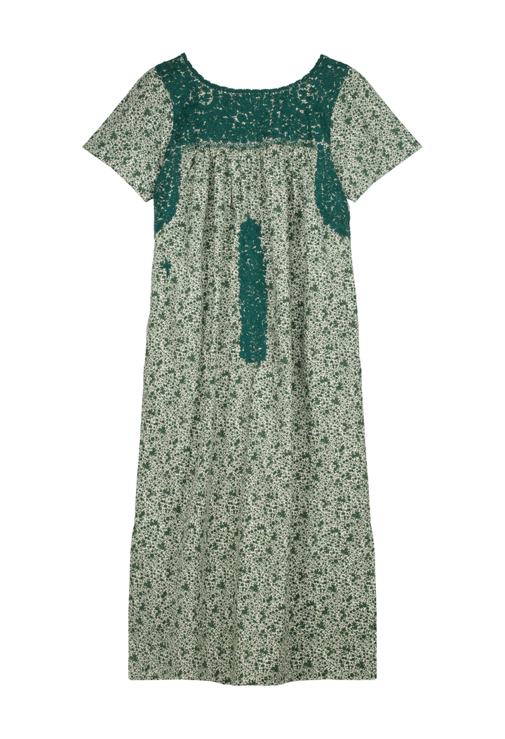 Liliana Floral Verde Midi Dress