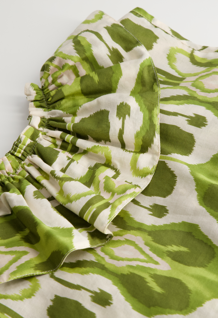 Regina Blouse Blouse Regina Green Fiesta Print Sleeveless Blouse Regina Green Fiesta Print Sleeveless Blouse