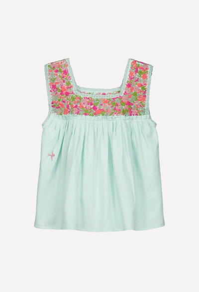 Dalia Blouse Blouse Dalia Teal Blouse Dalia Teal Blouse | Mi Golondrina