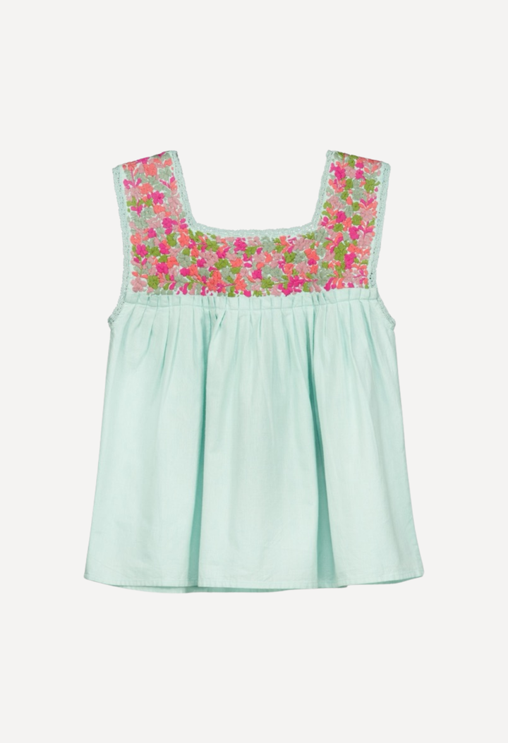 Dalia Blouse Blouse Dalia Teal Blouse Dalia Teal Blouse | Mi Golondrina